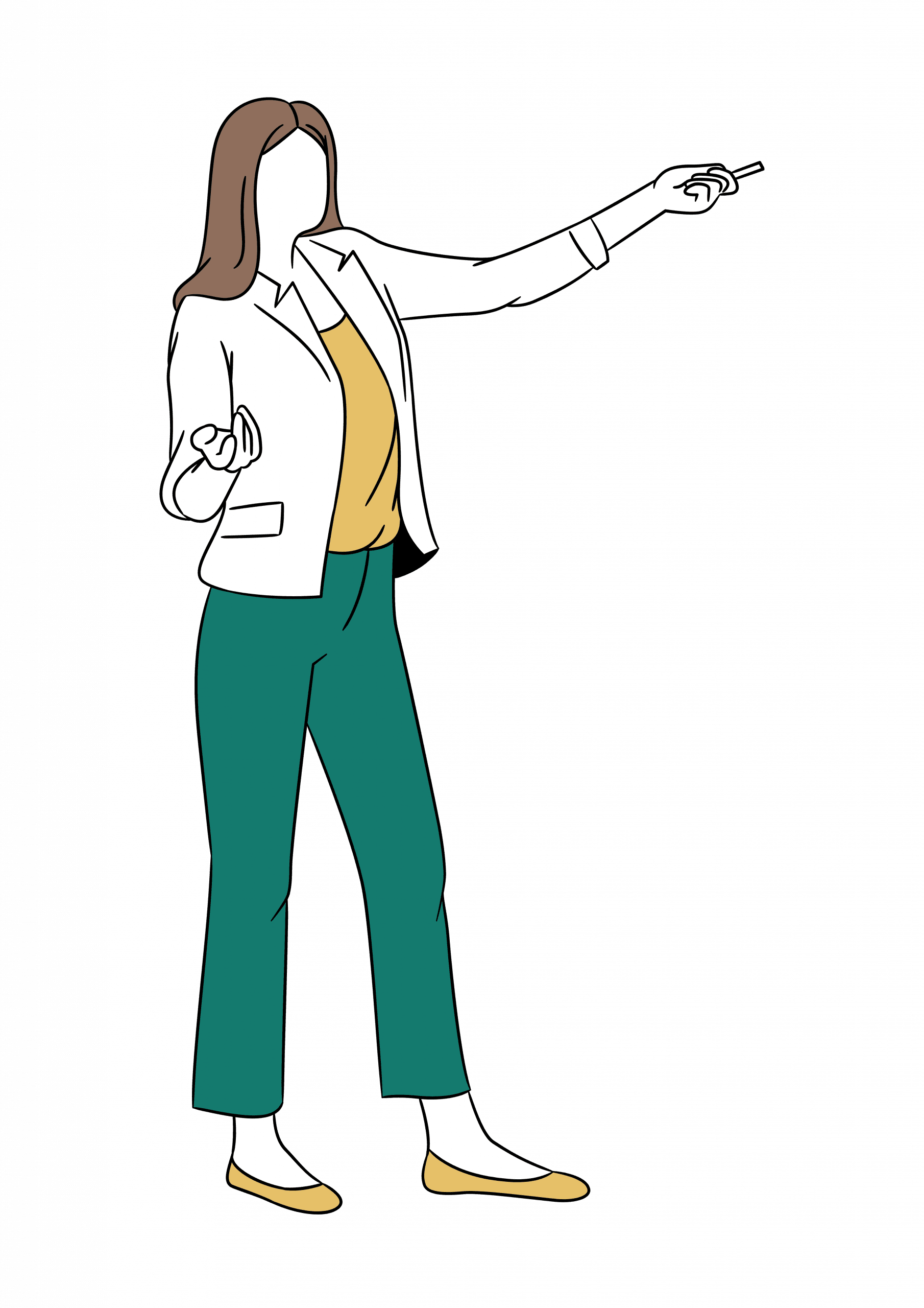 Illustration design personnage - site rove